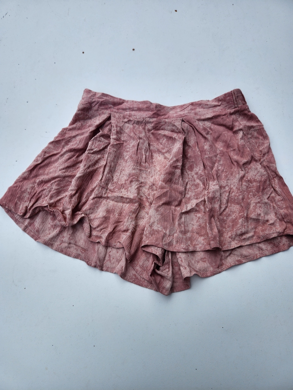 American Threads Blush Ruffle Wrap Skort Shorts Small NWT